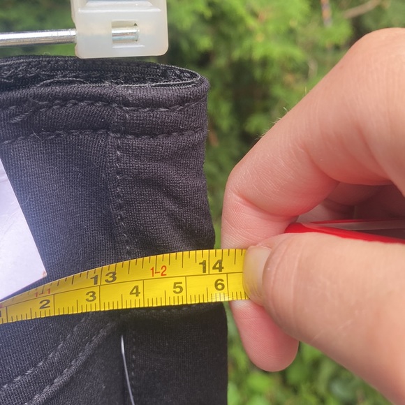 Jessica Simpson Black Flare Dress pants size 4/27 Black - Picture 6 of 8